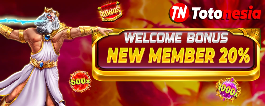PROMO WELCOME BONUS 20%